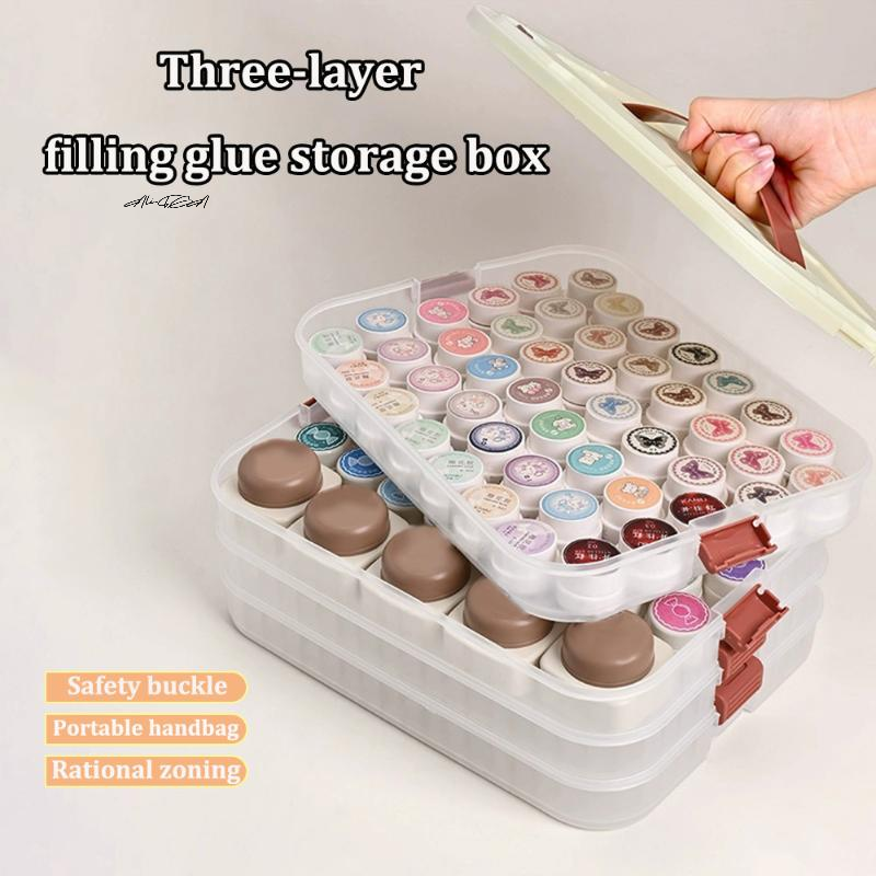 Beauty Makeup Case - PVC Nail Polish Organizer UV Gel