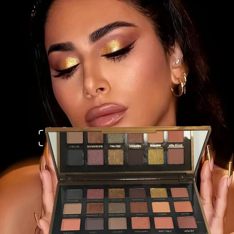 Huda Beauty Makeup Set - Huda beauty 18 Colors Empowered Eyeshadow