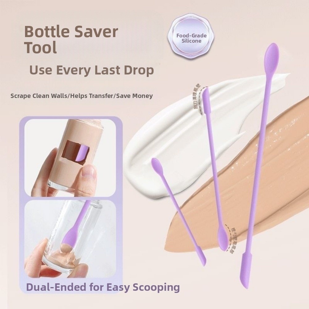 Beauty Queen Makeup - 3pcs Portable Mini Silicone Scraper Soft