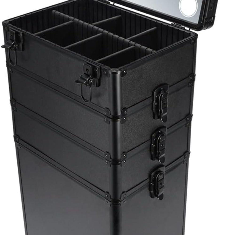 4-in-1 Makeup Train Case with  - Beauty Makeup Case 리뷰 및 가격