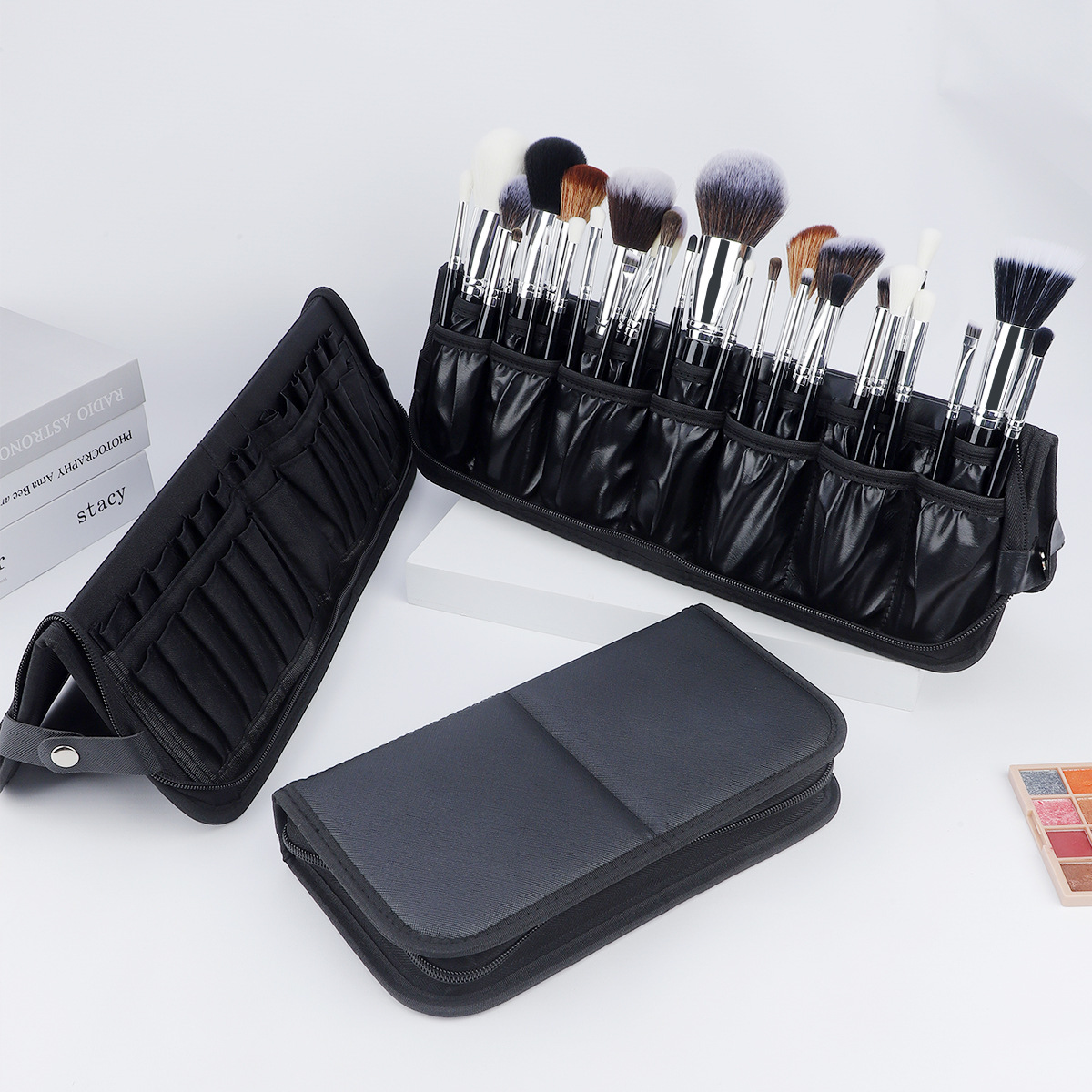 Large Black Foldable Makeup Ba - Beauty Makeup Bag 리뷰 및 가격
