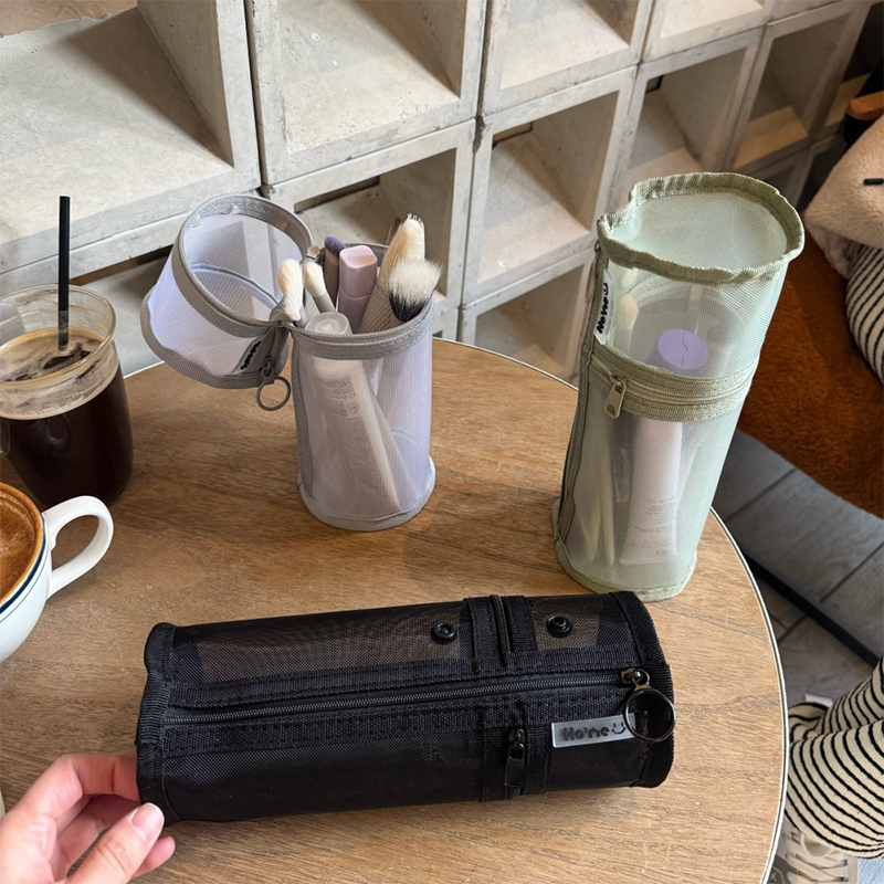 Portable Mesh Dual‑Use Makeup  - Beauty Makeup Bag 리뷰 및 가격
