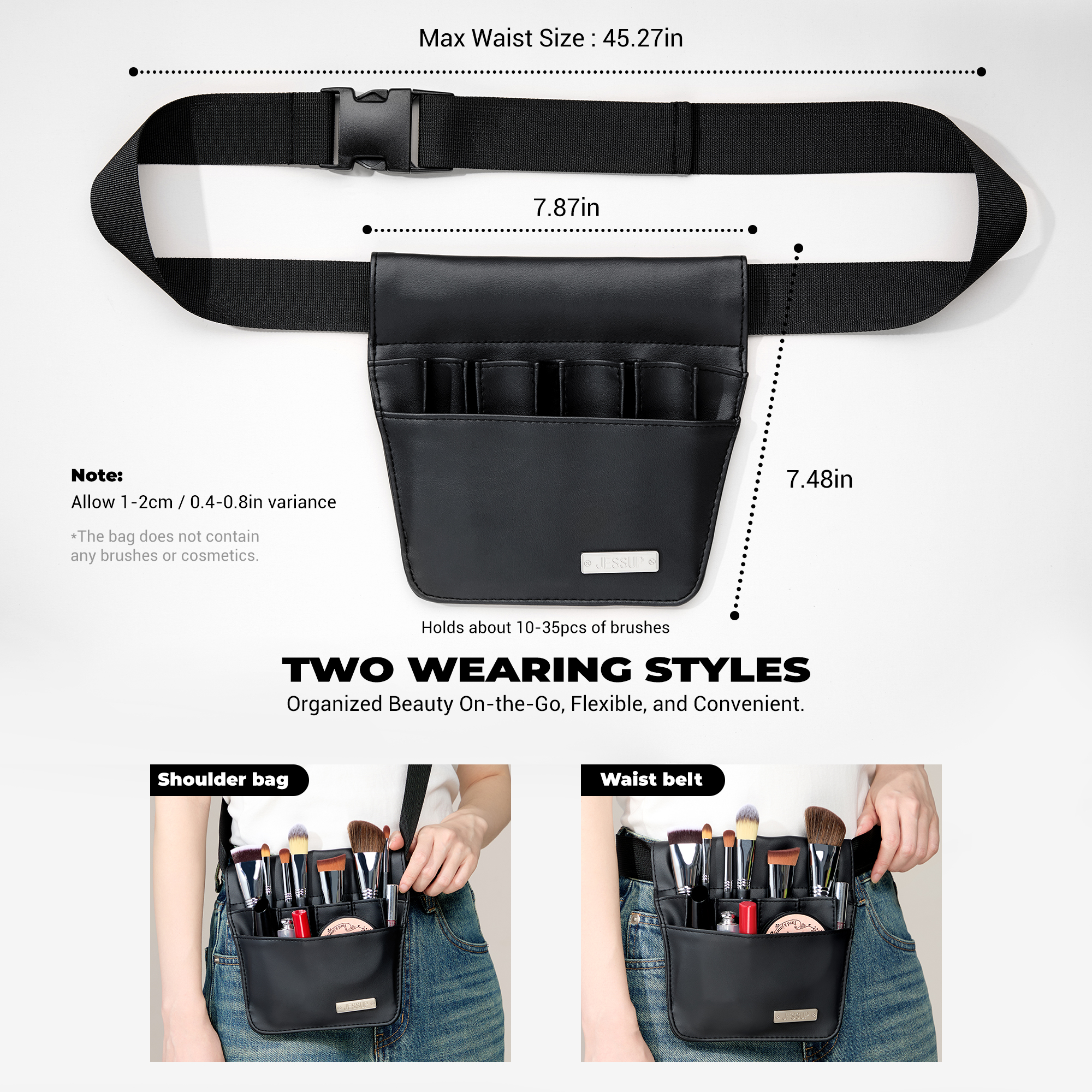 Jessup Makeup Artist Belt Bag  - Beauty Makeup Case 리뷰 및 가격