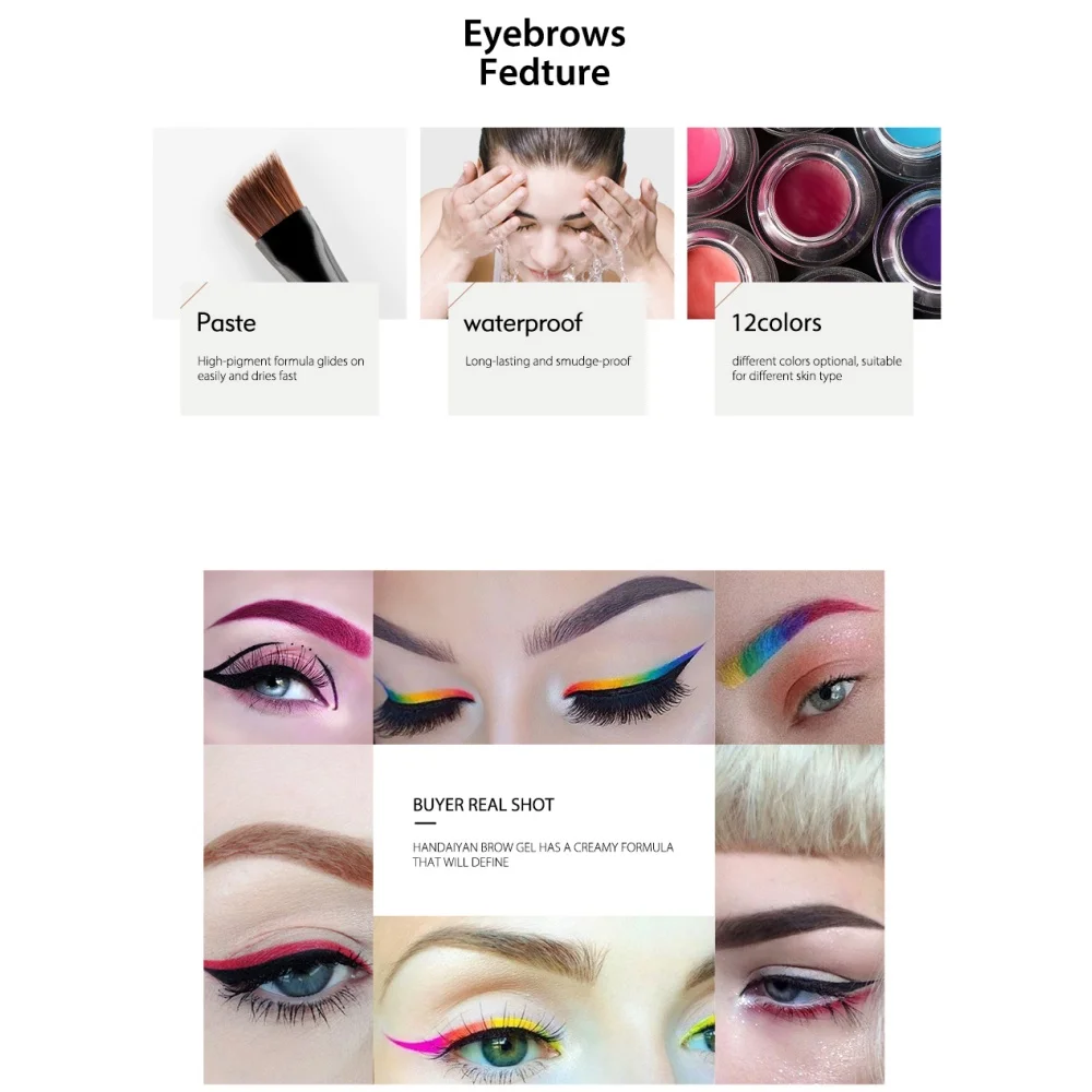 HANDAIYAN Colorful Eyebrow Cre - Bb Cream Tinted 리뷰 및 가격
