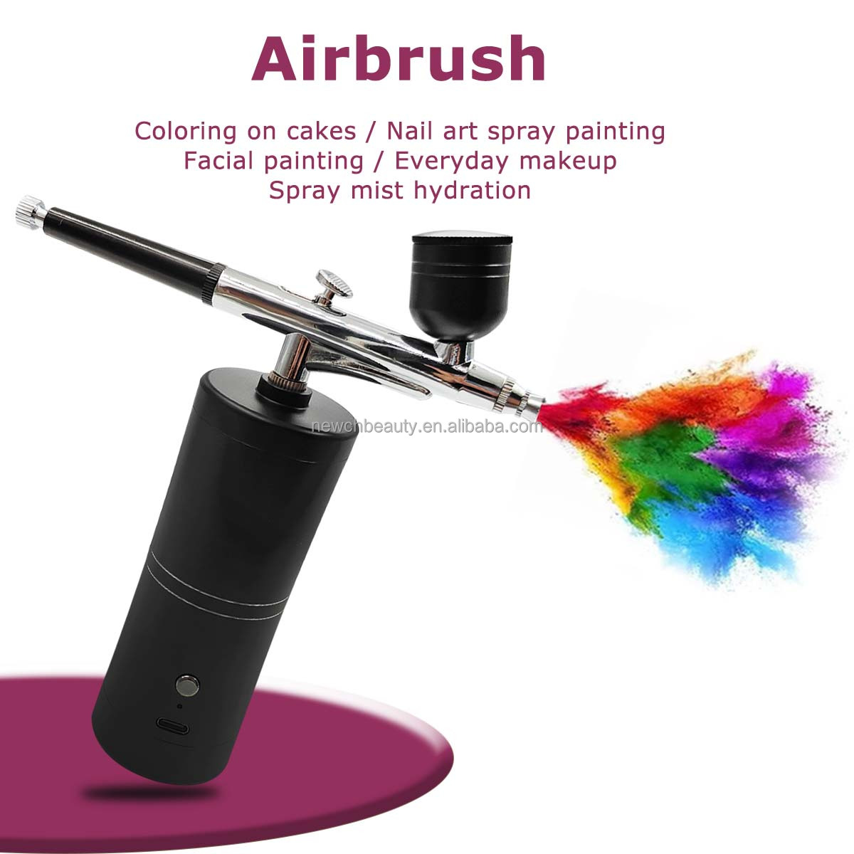 Cordless Airbrush Kit with Com - Beauty Queen Makeup 리뷰 및 가격