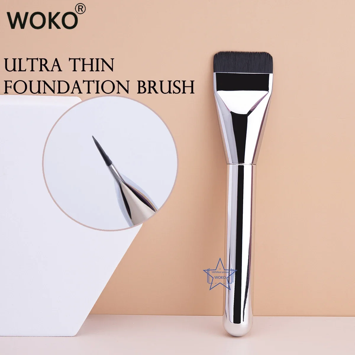 Ultra Thin Foundation Brush Li - Beauty Queen Makeup 리뷰 및 가격