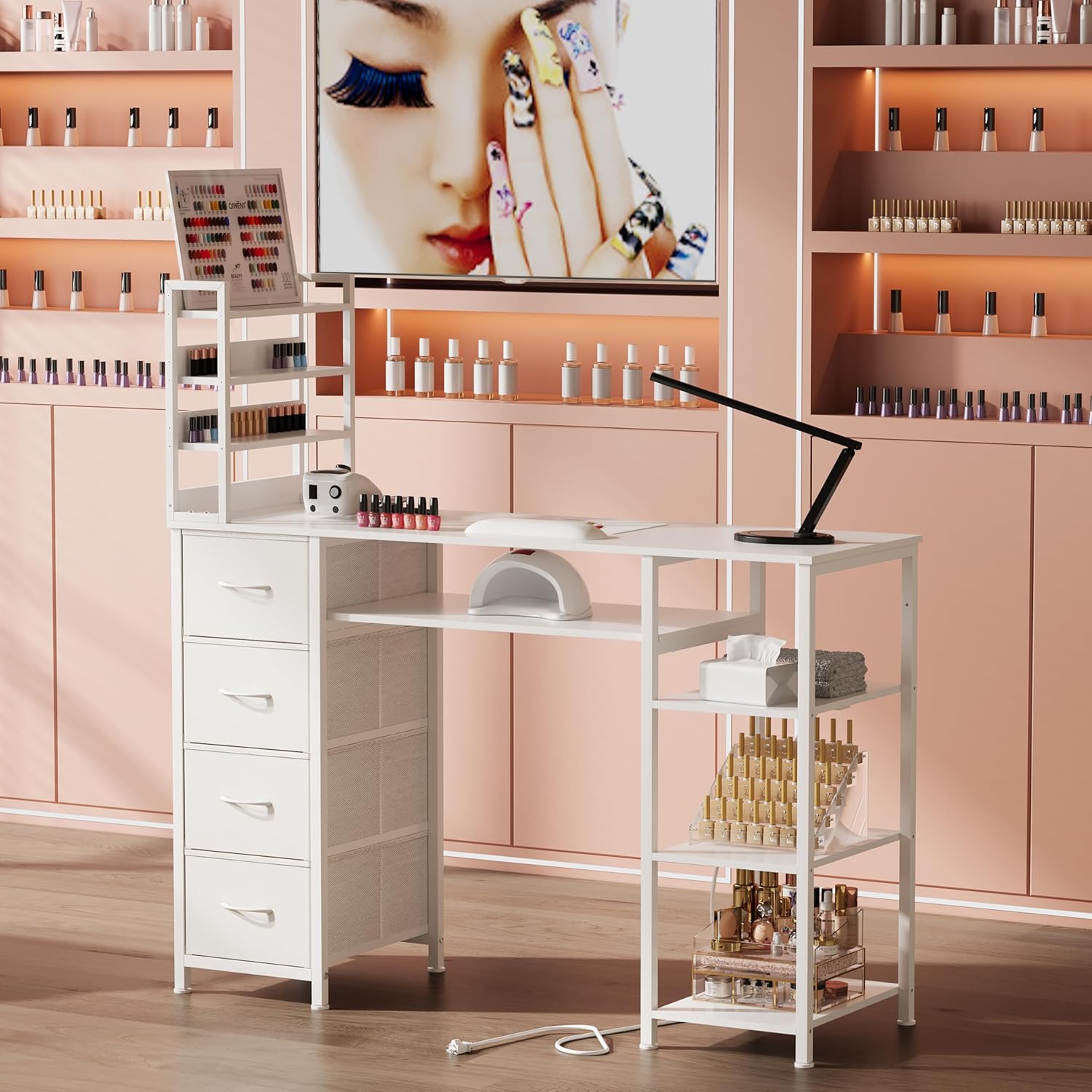 Manicure Table Nail Desk for N - Beauty Makeup Workshop 리뷰 및 가격