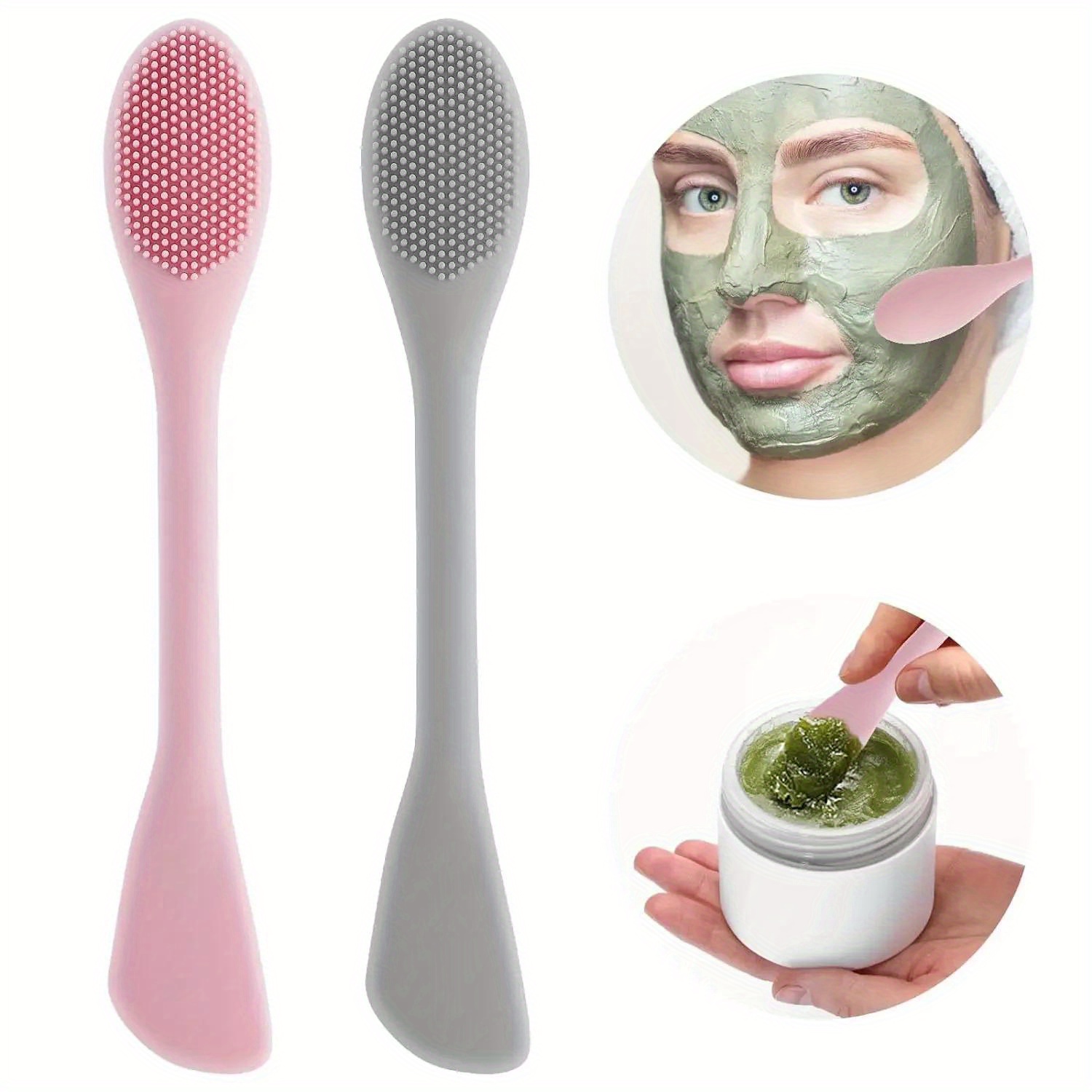Double Head Facial Mask Brush  - Beauty Queen Makeup 리뷰 및 가격