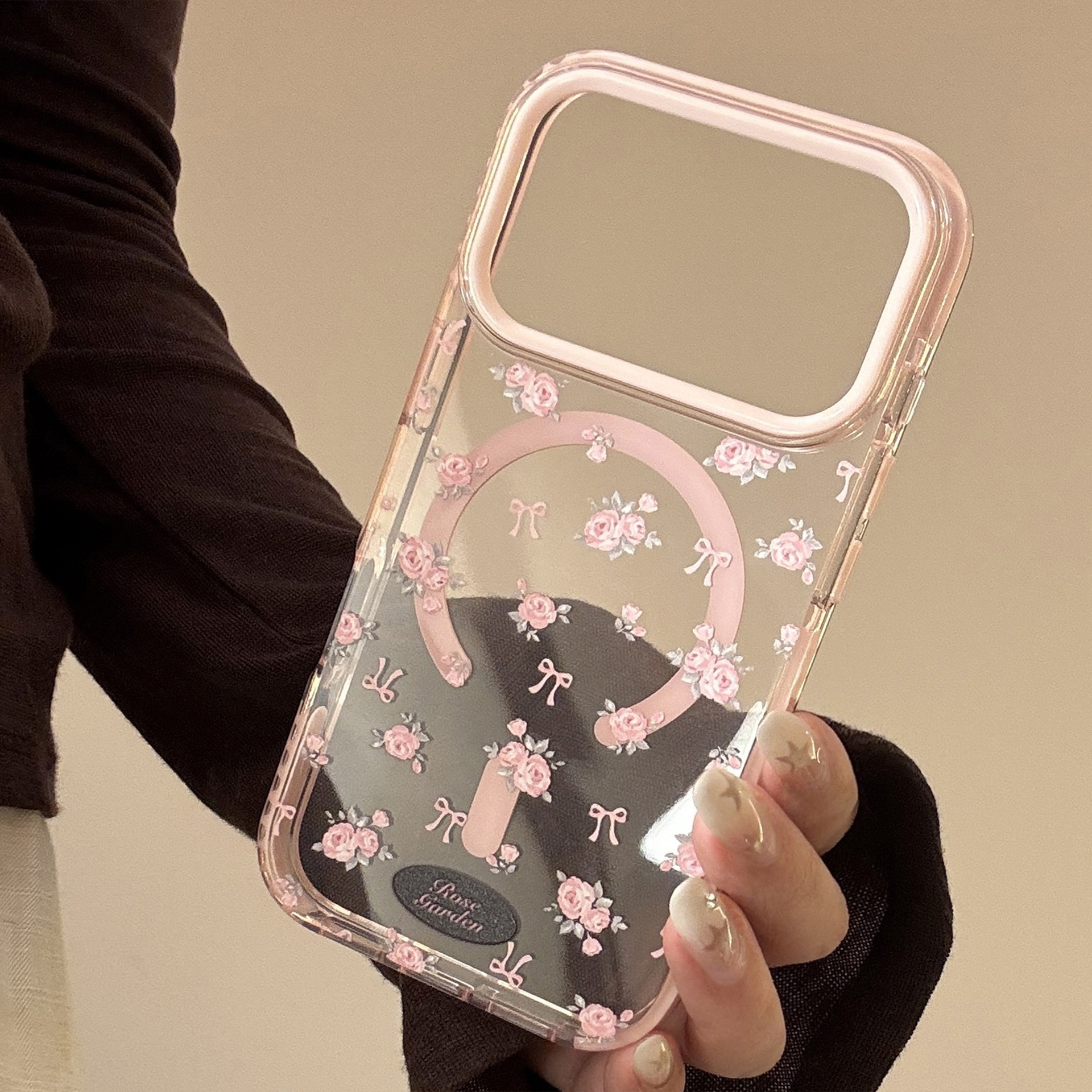 Gentle Beautiful Pink Rose Flo - Beauty Makeup Case 리뷰 및 가격