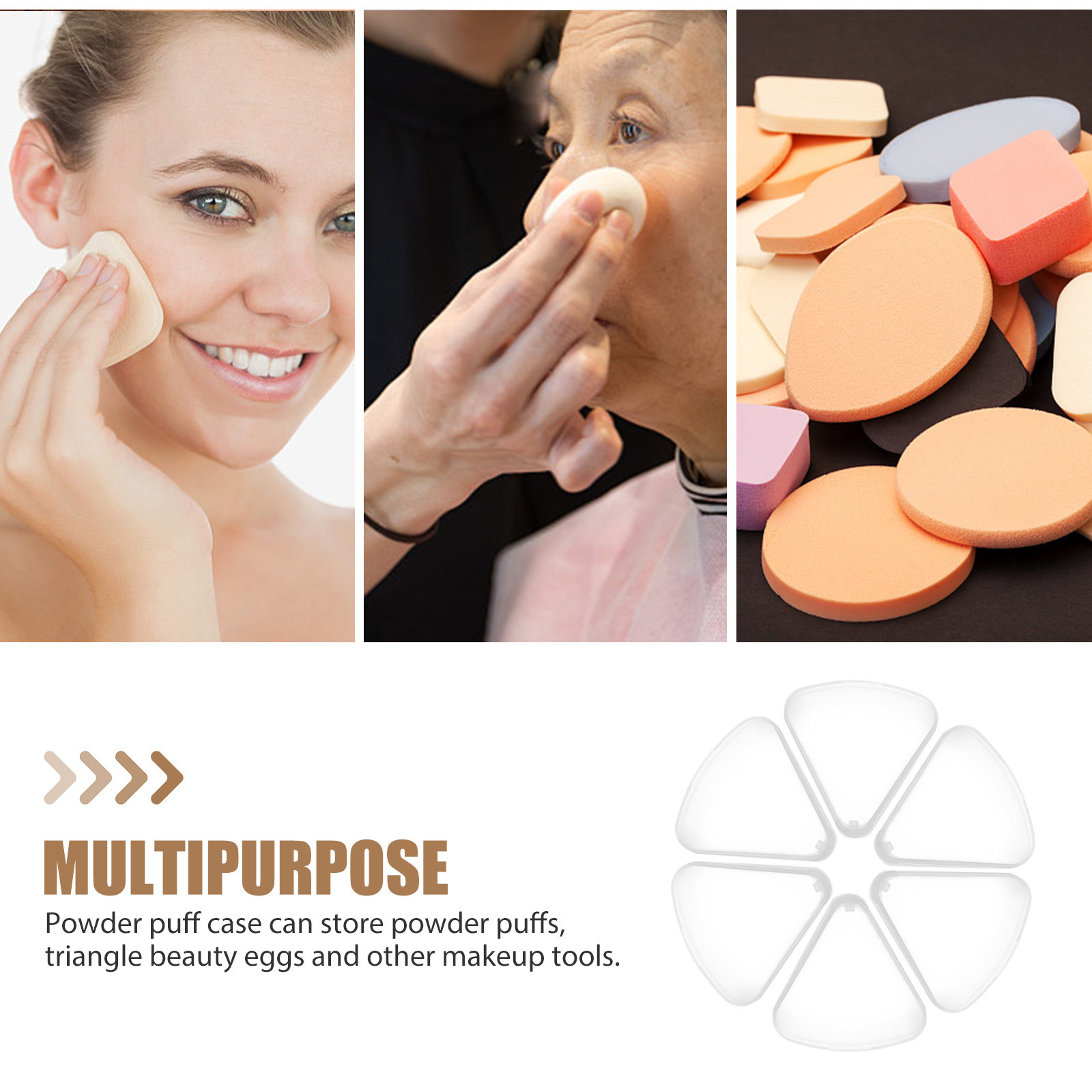 6Pcs Makeup Powder Puff Case T - Beauty Makeup Case 리뷰 및 가격