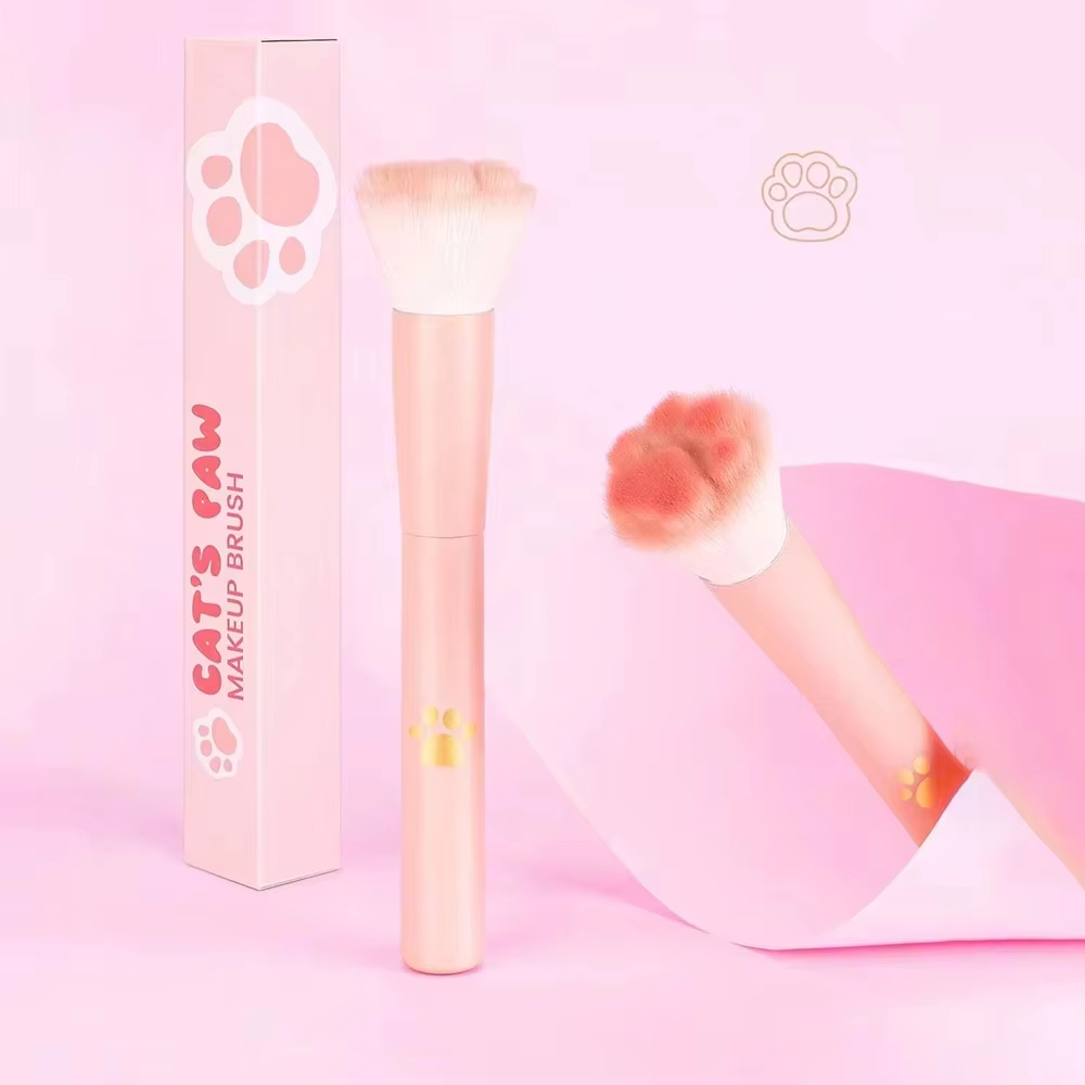 1Pc Cat Paw Blush Brush with S - Beauty Queen Makeup 리뷰 및 가격