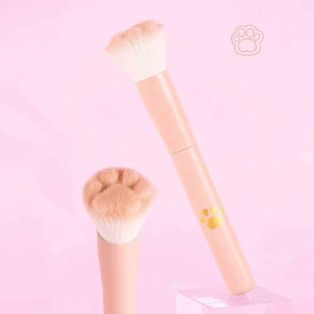 1Pc Cat Paw Blush Brush with S - Beauty Queen Makeup 리뷰 및 가격