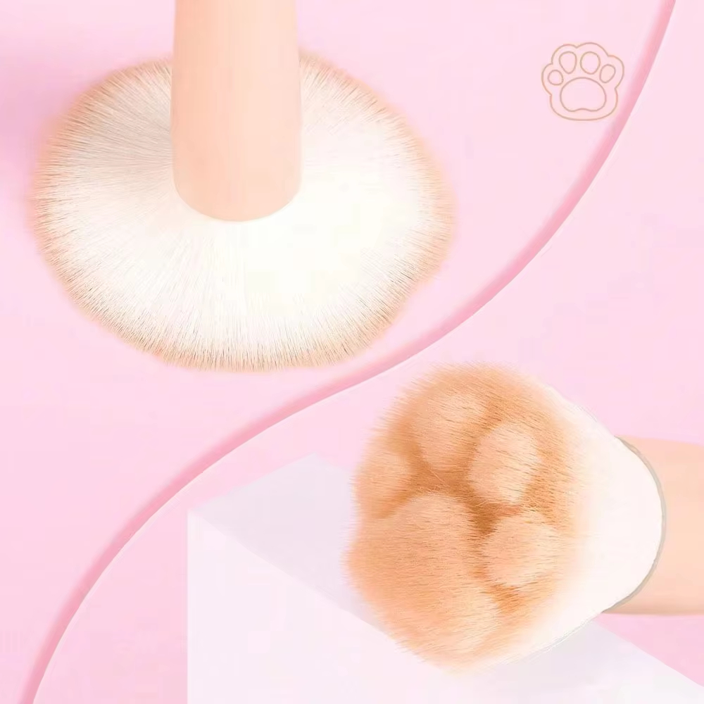 1Pc Cat Paw Blush Brush with S - Beauty Queen Makeup 리뷰 및 가격