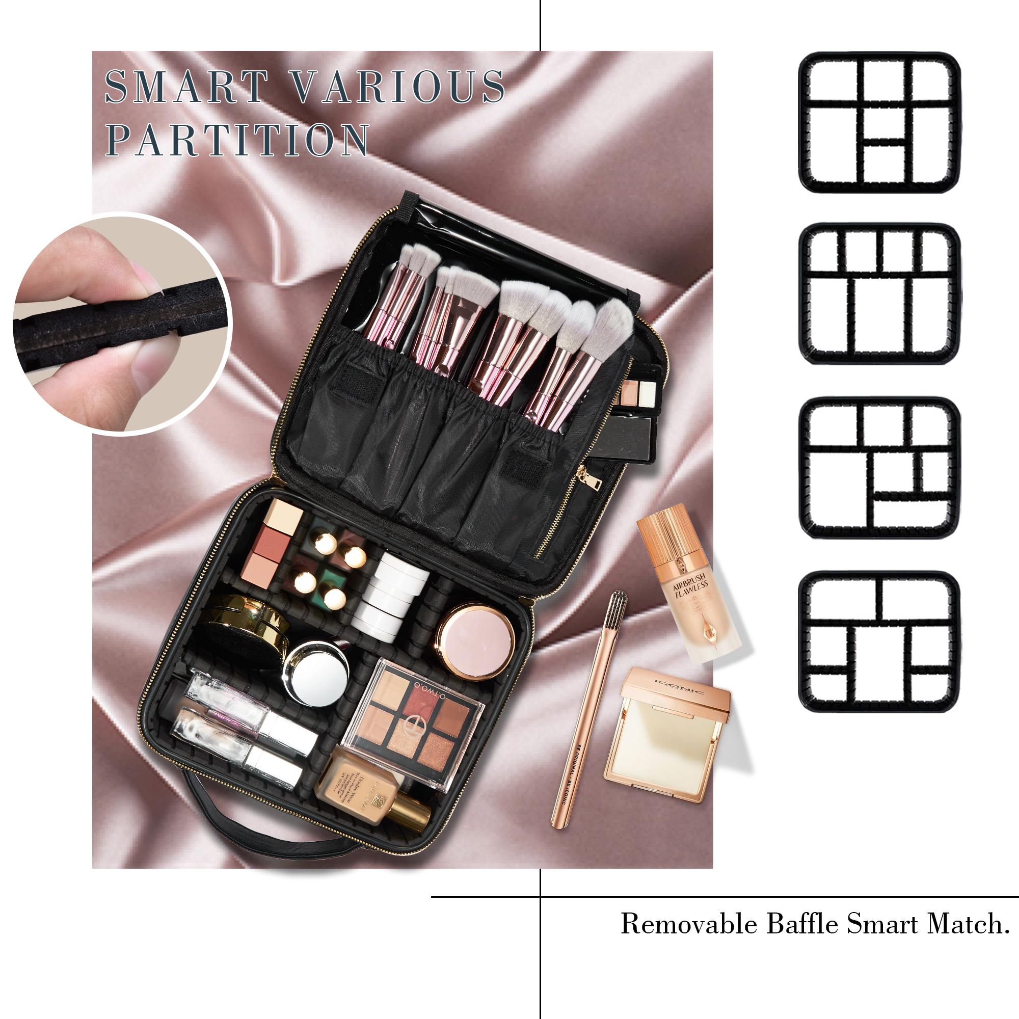 Cosmetic Case Makeup Bag Vanit - Beauty Makeup Bag 리뷰 및 가격
