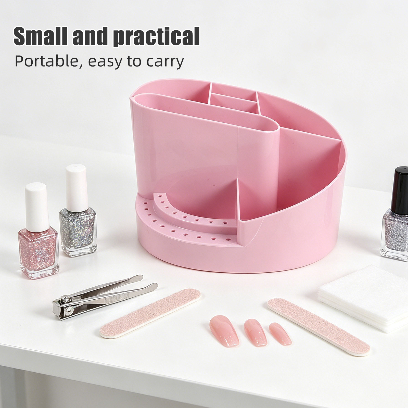 Large Transparent Nail Storage - Beauty Makeup Case 리뷰 및 가격
