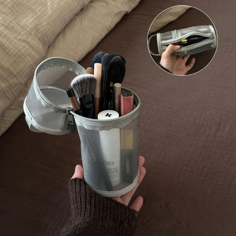 【Mesh Dual-use Makeup Brush St - Beauty Makeup Bag 리뷰 및 가격