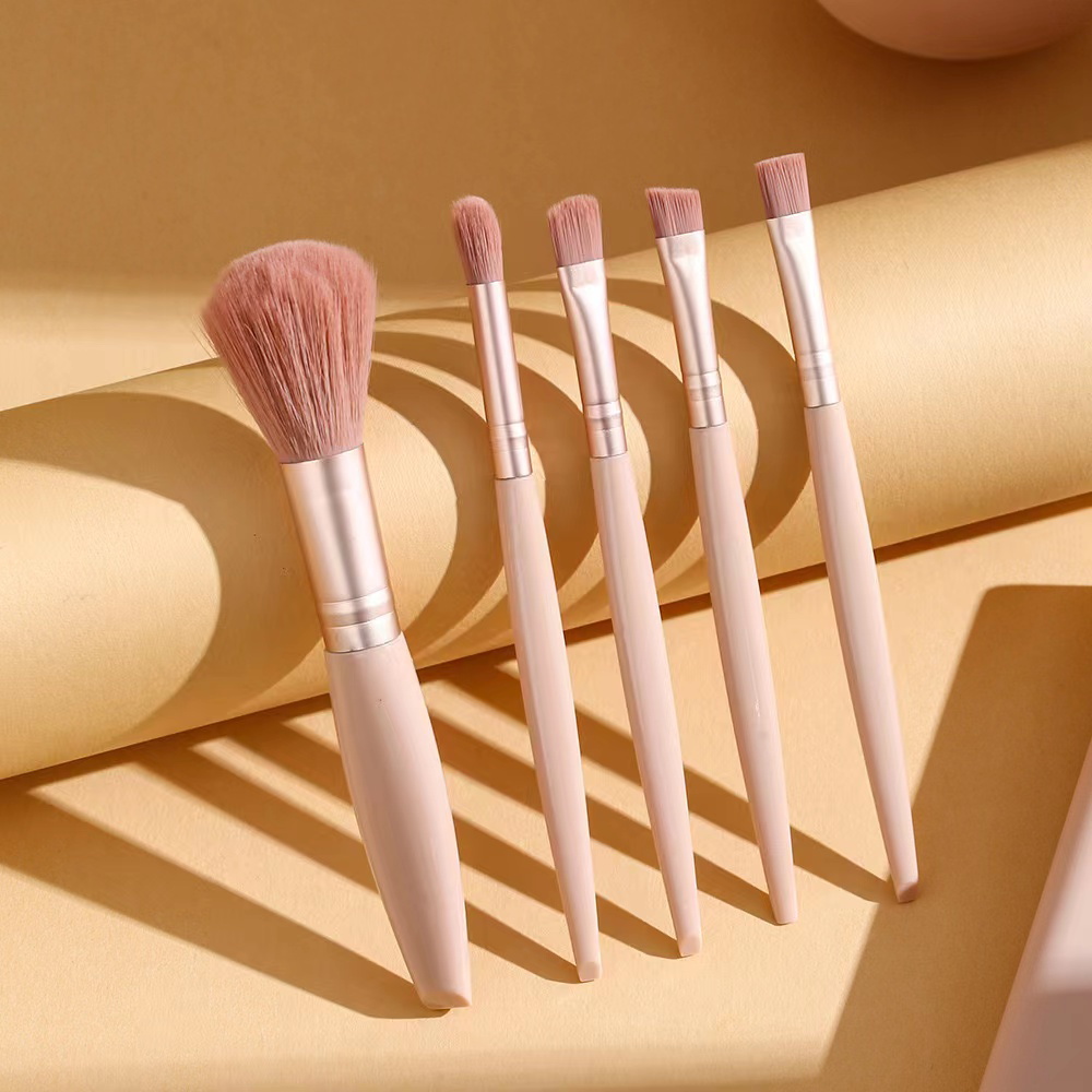 5pcs Cosmetic Brush Kit With M - Beauty Makeup Case 리뷰 및 가격