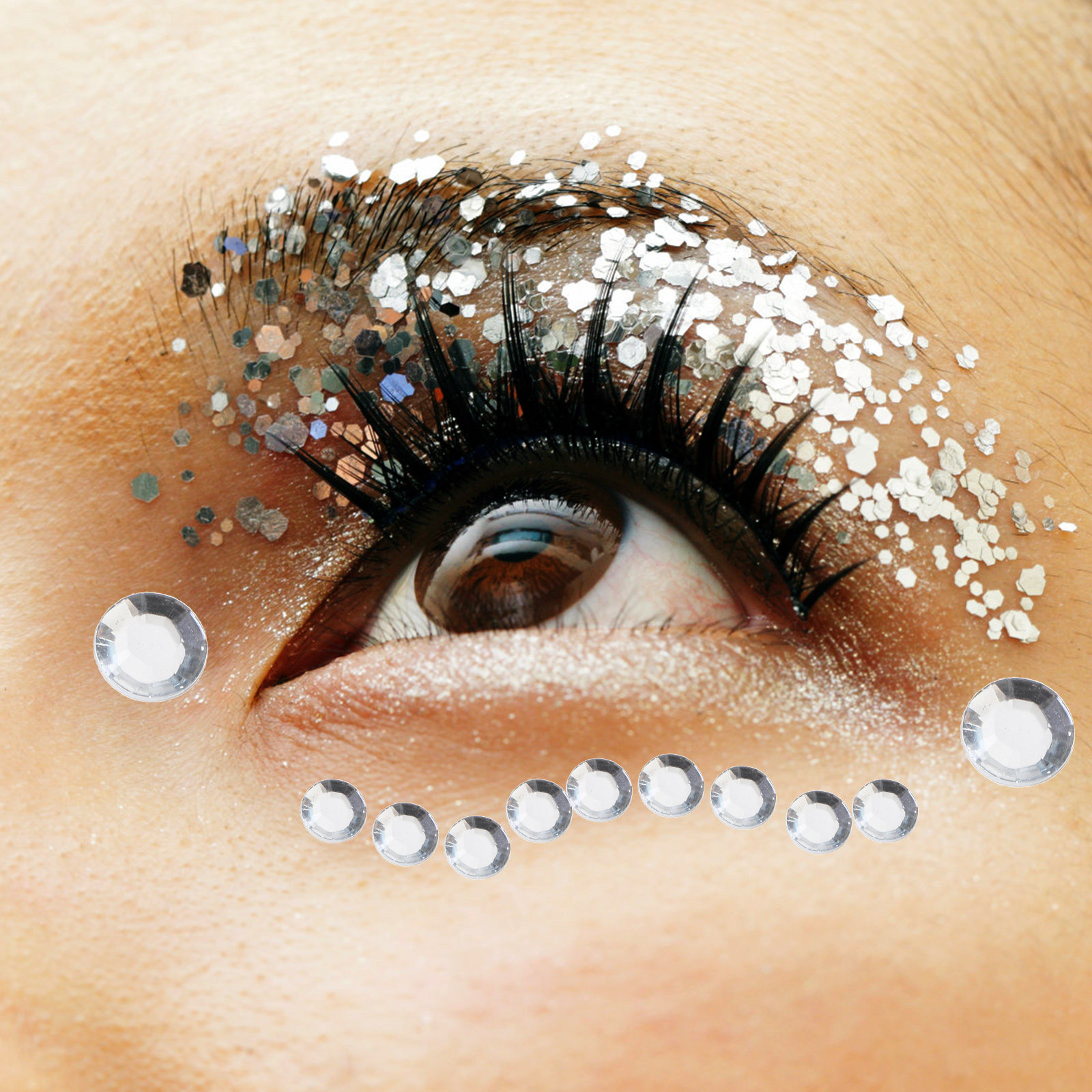 12 Sheets Rhinestone Acrylic S - Beauty Makeup Diary 리뷰 및 가격