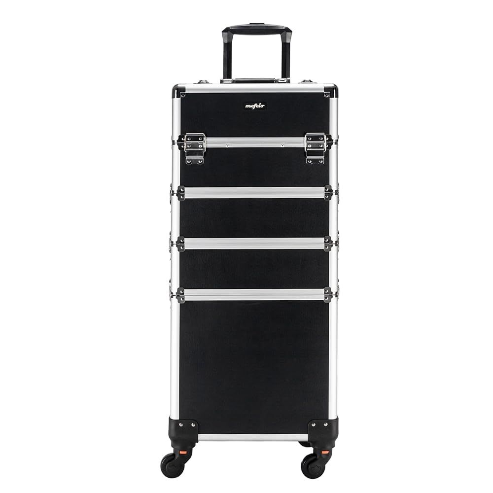 Aluminum 4-in-1 Rolling Makeup - Beauty Makeup Case 리뷰 및 가격