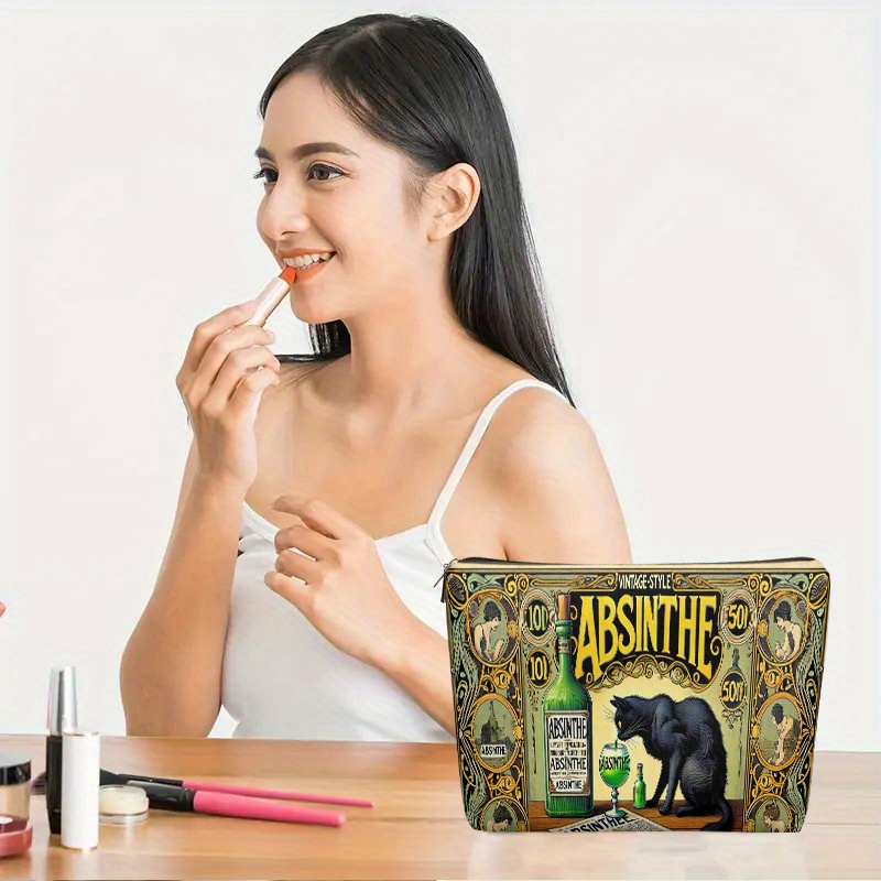 1 Piece, Black Cat and Absinth - Beauty Makeup Bag 리뷰 및 가격