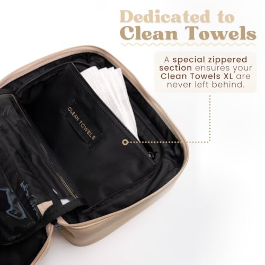 Clean Towels XL Dedicated Trav - Beauty Makeup Case 리뷰 및 가격