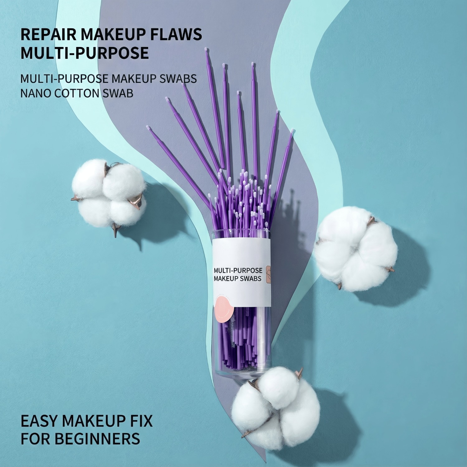 100Pcs Purple Micro Brushes Po - Beauty Makeup Salon 리뷰 및 가격