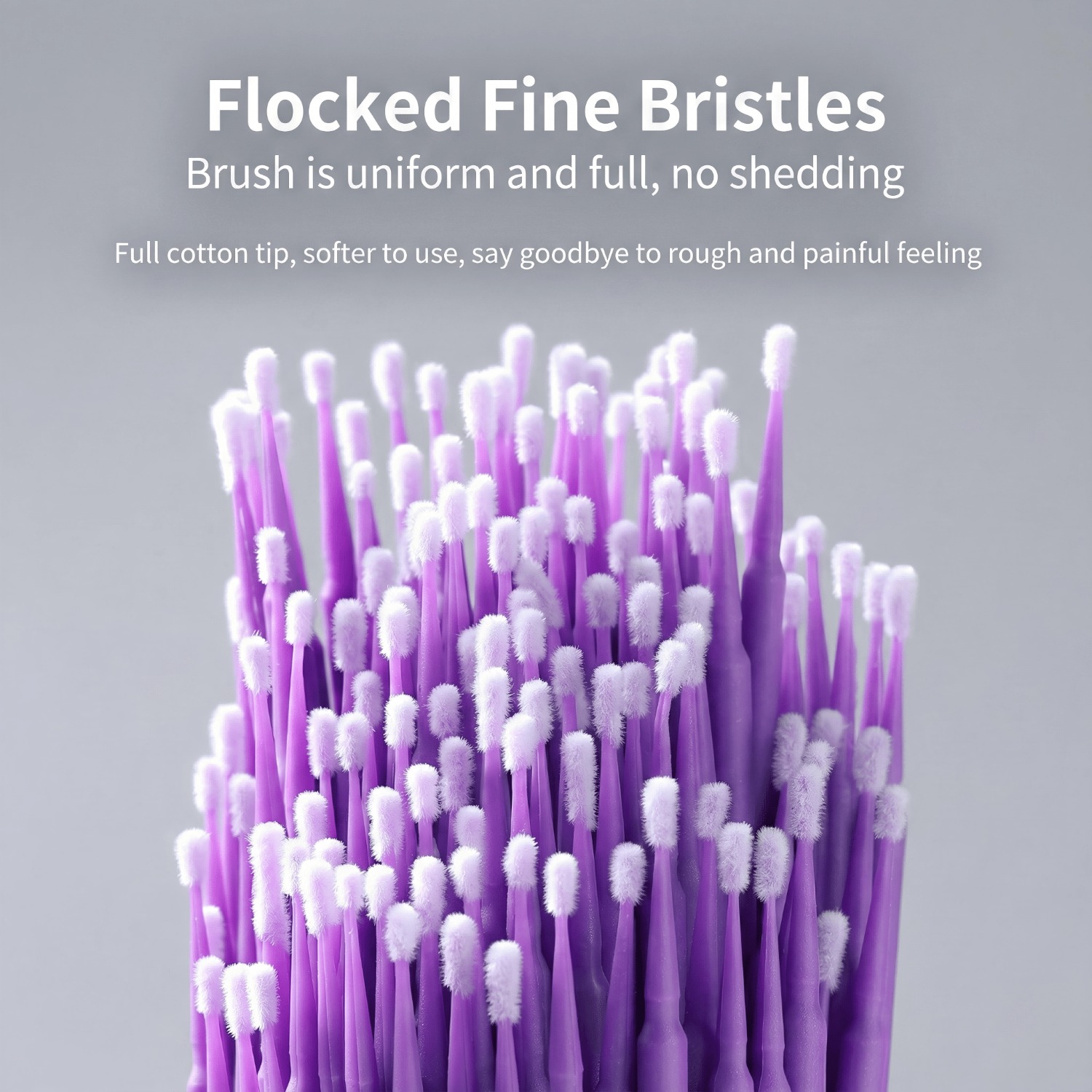100Pcs Purple Micro Brushes Po - Beauty Makeup Salon 리뷰 및 가격