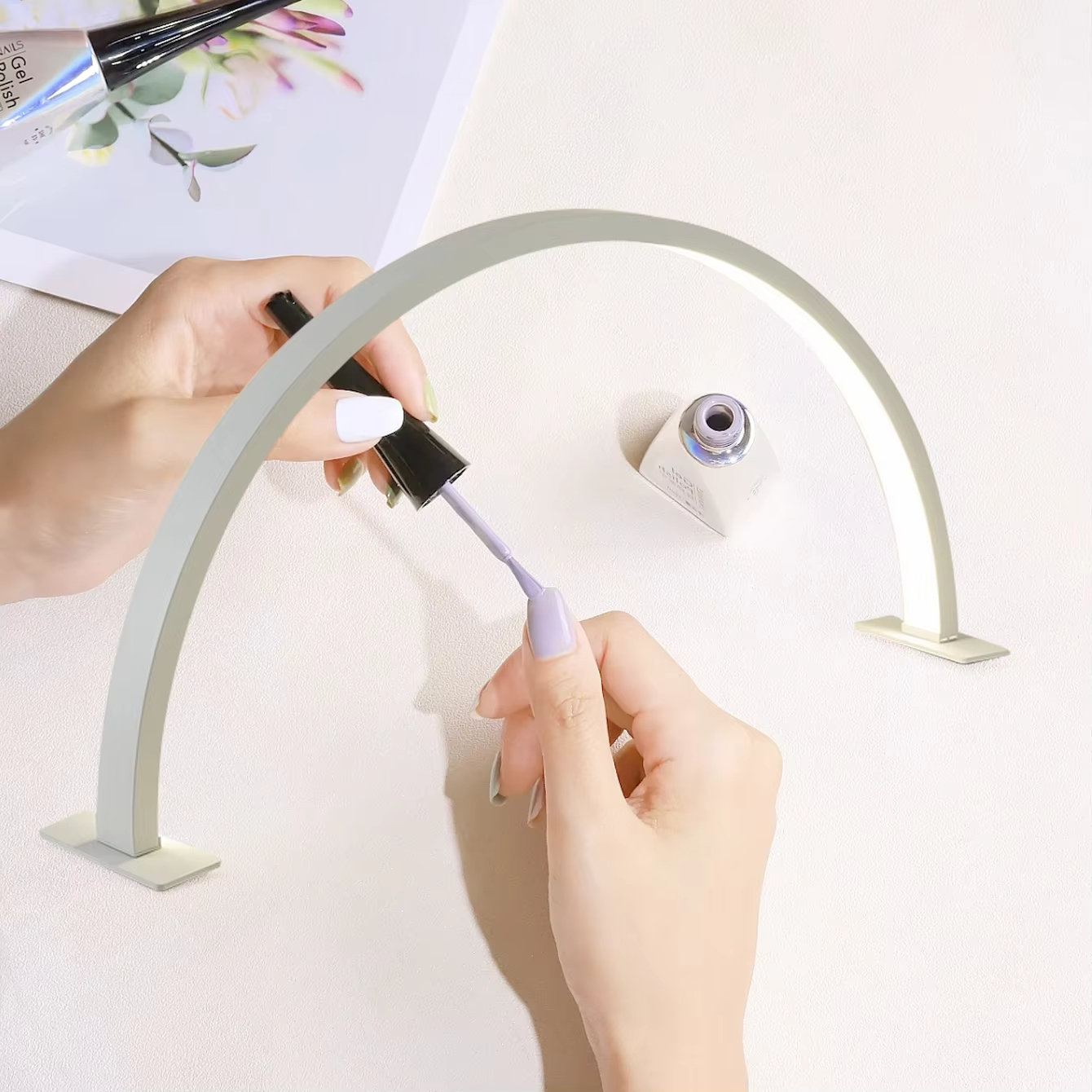 LED Nail Lamp Half Moon Beauty - Beauty Makeup Salon 리뷰 및 가격