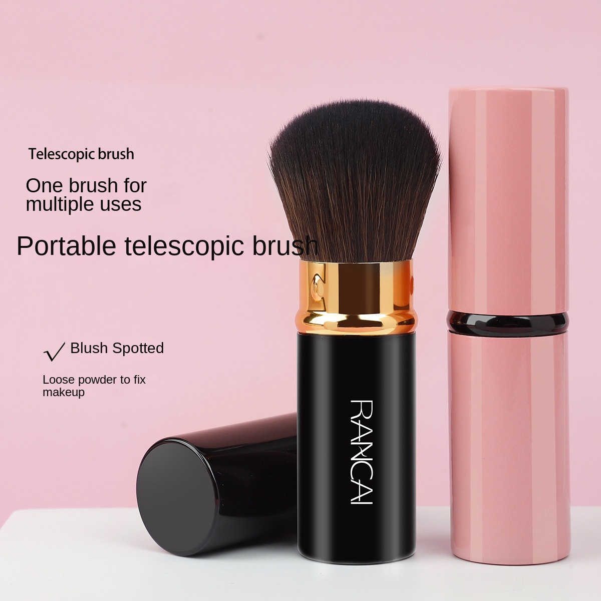 Pro Retractable Soft Makeup Br - Beauty Queen Makeup 리뷰 및 가격